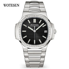 Load image into Gallery viewer, Hot top luxury brand watch men automatic mechanical watch stainless steel luminous hand watch AAA 2020 WOTESEN freeshipping - nomoneyforolex
