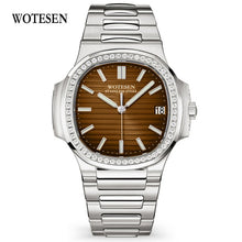 Load image into Gallery viewer, Hot top luxury brand watch men automatic mechanical watch stainless steel luminous hand watch AAA 2020 WOTESEN freeshipping - nomoneyforolex
