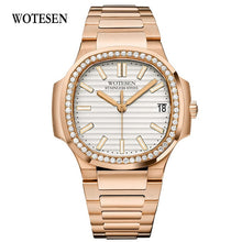 Load image into Gallery viewer, Hot top luxury brand watch men automatic mechanical watch stainless steel luminous hand watch AAA 2020 WOTESEN freeshipping - nomoneyforolex
