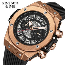 Load image into Gallery viewer, KIMSDUN 2019 New Man Automatic Mechanical Watch High Quality Rolexable Silicone Luminous Waterproof Sports Men freeshipping - nomoneyforolex
