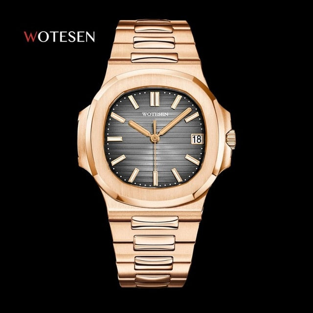 Men Top Brand Luxury Sports Watch Quartz watch Analog Date Clock steel luminous hand watch AAA 2020 freeshipping - nomoneyforolex