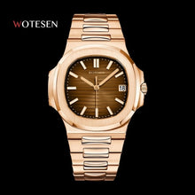 Load image into Gallery viewer, Men Top Brand Luxury Sports Watch Quartz watch Analog Date Clock steel luminous hand watch AAA 2020 freeshipping - nomoneyforolex
