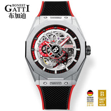 Load image into Gallery viewer, Famous Men Mechanical Watch GATTI Luxury Waterproof Leather Automatic Watches Rubber Sports Mens Wrist  watch freeshipping - nomoneyforolex
