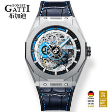 Load image into Gallery viewer, Famous Men Mechanical Watch GATTI Luxury Waterproof Leather Automatic Watches Rubber Sports Mens Wrist  watch freeshipping - nomoneyforolex
