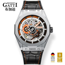 Load image into Gallery viewer, Famous Men Mechanical Watch GATTI Luxury Waterproof Leather Automatic Watches Rubber Sports Mens Wrist  watch freeshipping - nomoneyforolex
